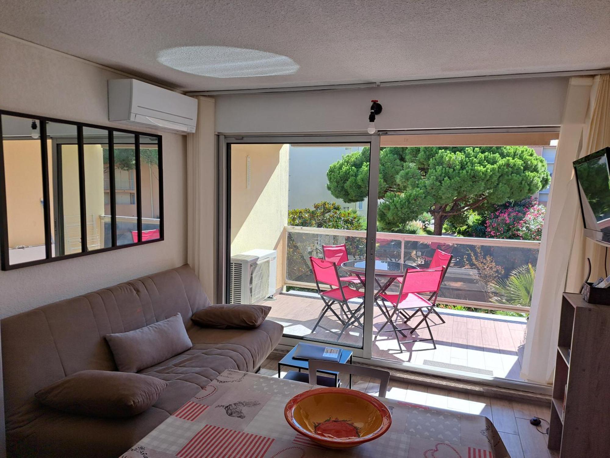 Helios 32, T2 Climatise, Parking, 500M Plage Agde Exterior foto
